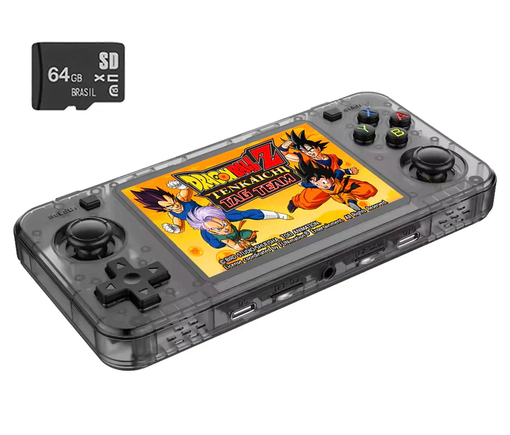 Portátil R36H™ Original - 21.500 Jogos de 20+ Consoles (180 dias de Garantia)