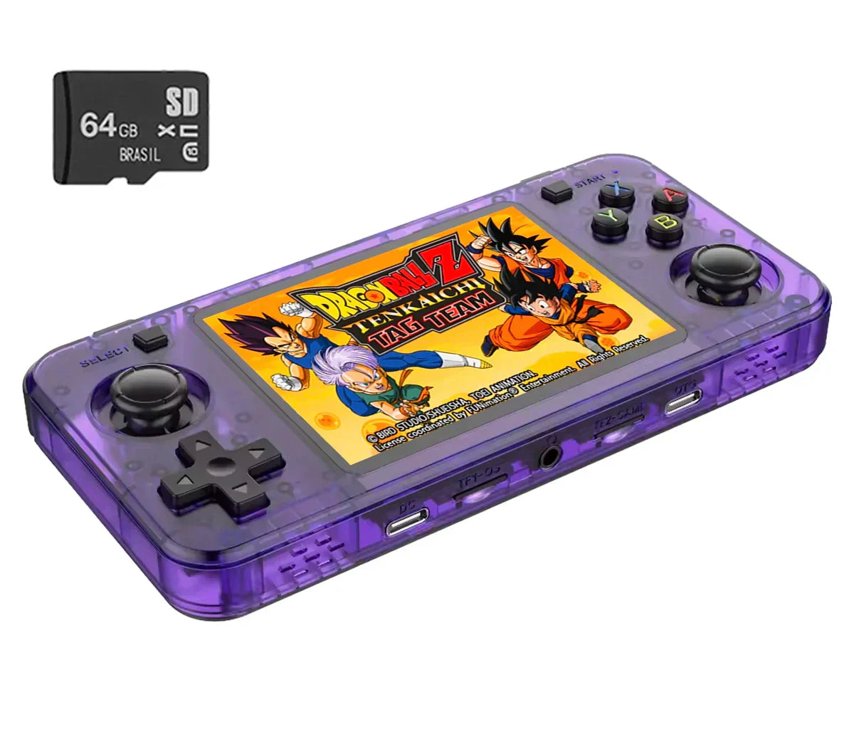 Portátil R36H™ Original - 21.500 Jogos de 20+ Consoles (180 dias de Garantia)