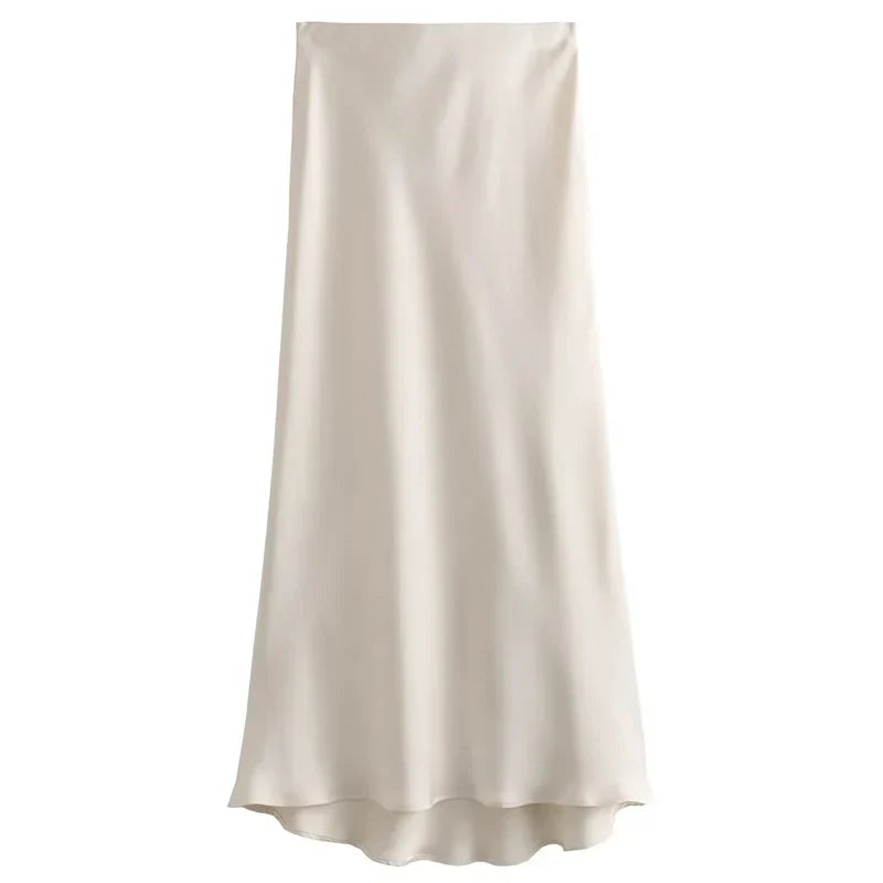 Saia Luce em Cetim Italiano